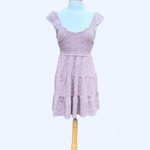 Floral Print A Line
Mini Dress
Made in the USA